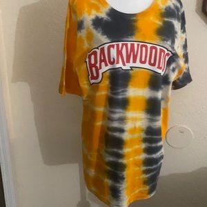 Tie dye Backwoods shirt NWOT
